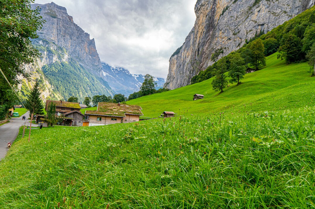 swiss alps landscape