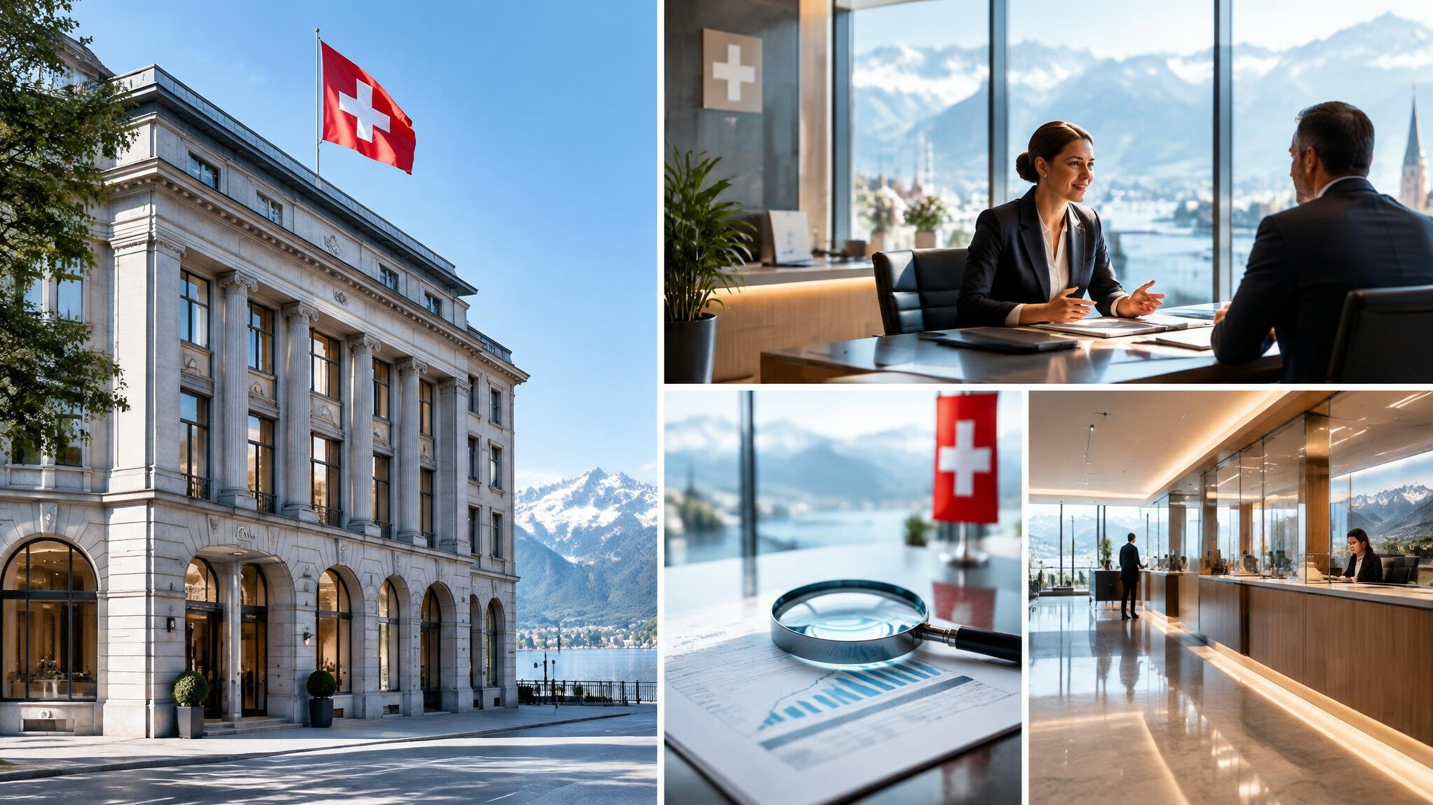 swiss bank building exterior